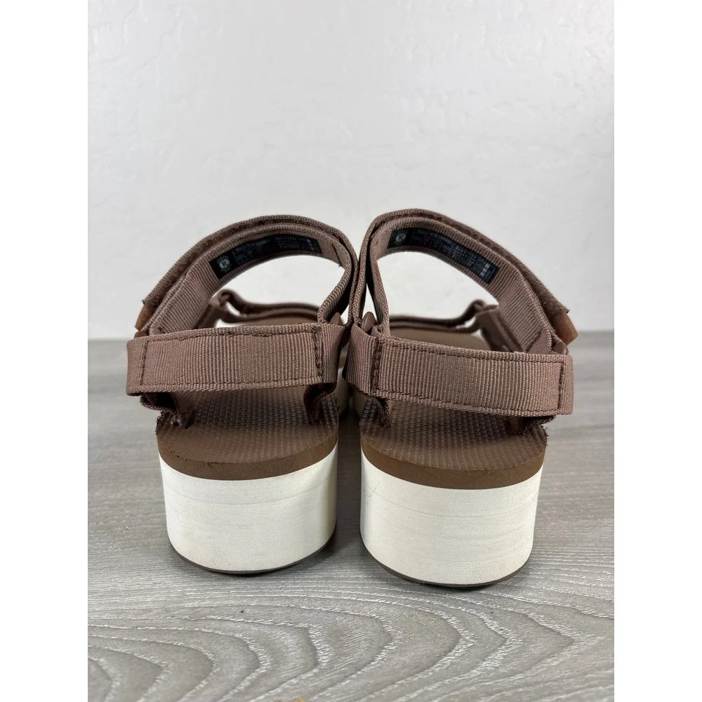 Teva Flatform Universal Brown / Birch Platform Sandals Women 7